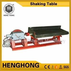 Professional supplier gold dust washer titanium ore shaking table price