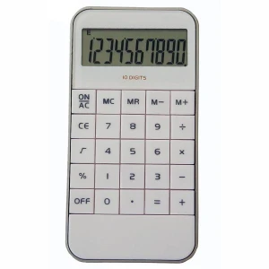 promotional 8 digit electronic mobile phone shape calculator