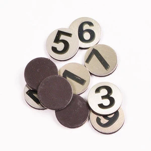 Promotional New Design Popular Cute 10 Pcs Mini Number Kitchen Fridge Magnet Set
