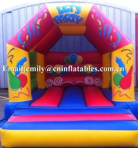PVC material lets party inflatable bounce castle