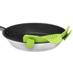 Quiki Silicone Pot Pan Bowl Funnel Strainer Rice Washing Colander