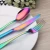 Import Rainbow Silverware Set, Stainless Steel Flatware Set with Round Edge, Mirror Polish Kitchen Utensil Set from China