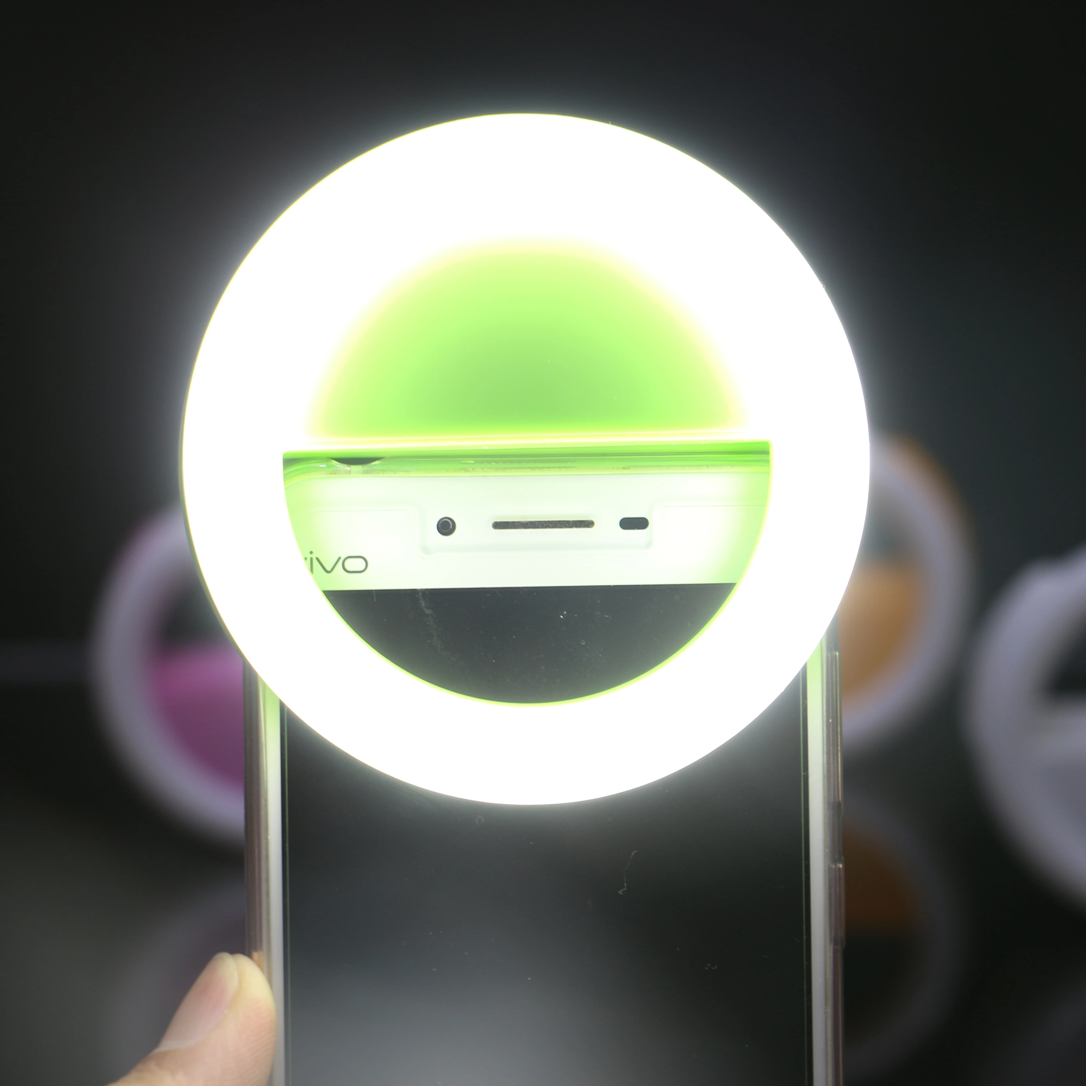 Rechargeable  phone ring light LED self-timer fill light makeup live stream led selfie ring light