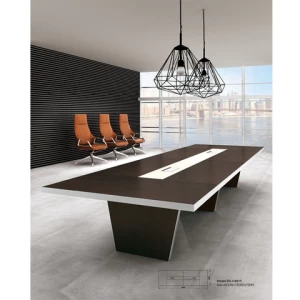 Rectangle long  modern meeting room conference working desk luxury office table design