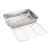 Import Rectangular Baking Tray Roasting Pan With Rack Stainless Steel Baking Pan Sheet With Cooling Rack from China