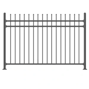 Residential galvanized steel decorative privacy fence panels fencing trellis