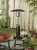 Import restaurant coffee bar powder coated freestanding lamp umbrella shape gas patio heater for outdoor from China