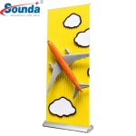 Retractable Advertising Display Stands Rollup Banner for Show