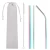 Import Reusable 304 Stainless Steel Custom Logo Metal Drinking Straws Colored Bar Beverage Straw from China