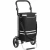 Import reusable travel trolley Portable folding wheeled roller shopping bag cart from China
