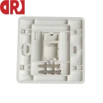 RJ11 86*86 Faceplate, Cat3 Single Port Face Plate with Shutter