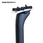 Road Bikes Carbon Setback Seat Post Light Weight Road Racing Gravel bike Seatpost 400mm Dia 27.2mm&31.6mm UD Matte with Offset