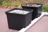 Rockwool/perlite/coir dutch bucket hydroponics system