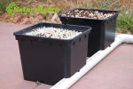 Rockwool/perlite/coir dutch bucket hydroponics system