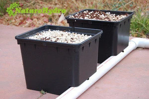 Rockwool/perlite/coir dutch bucket hydroponics system