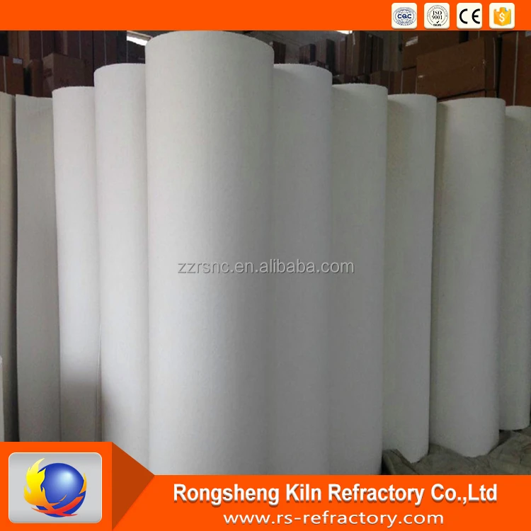Rongsheng Fireproof thin thermal insulation 0.5mm thickness ceramic fiber paper