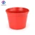 Import Round Eco-friendly biodegradable Bamboo fiber red garden planters flower pot from China