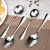 Import Round Kitchen Cutlery Dessert Tea Coffee Dinner Spoon Stainless Steel Baby Spoon from China