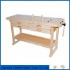 Rubber Wood Wooden work bench for carpenter newest style 4 drawers for sale