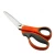 Import S8-1008 Multi Pinking Shears Cutting Paper Cloth Scissors Round Shape Blades With Soft Handle from China