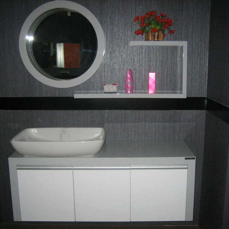 sanity ware PVC bathroom cabinet washing basins bathroom furniture 401-1 120cm