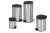 Import Satin matt Metal trash can with pedal stainless garbage bin from China