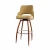Import scandinavian furniture modern  bar stool High wood feet bar chair from China