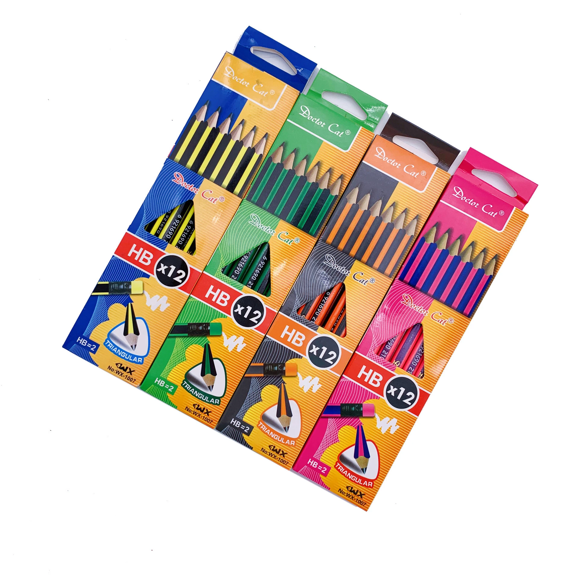 school stationery drawing fruit odour scented wooden hb pencil