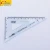 Import school supplies math geometry clear plastic ruler set from China