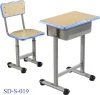 SD-S-019 Student Furniture Modern Attached Cheap High School Study Table And Chair