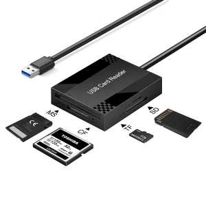 SD  TF  CF MS Card 4-IN-1 USB 3.0 Card Reader