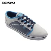 SEAVO green pu suede and canvas upper sneakers for men