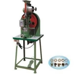 Semi-automatic single channel  eyeletting machine for shoe making