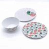 Set of 3 pcs Promotional Plastic Melamine Wholesale Dinnerware