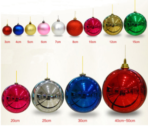Shatterproof Ball Ornaments Christmas Tree Decoration Balls Set for Party