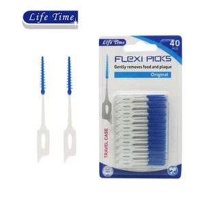 silicon soft dental pick soft flexi interdental brush