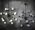 Import Simple Living Room Iron Modern Industrial Lighting Loft Accessories Decoration Led Hanging Pendant Light Chandelier from China