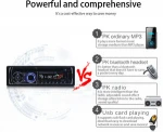 Single din car DVD player bluetooth car kit hands-free car audio CD/DVD/mp3 player