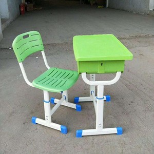 single student sets new school kids desk and chair colour plastic top with metal frame