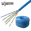 SIPU communication 4 pair utp cable copper 23awg utp 0.57mm cat6 cable diameter cable