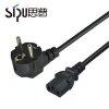SIPU high speed eu power cable wholesale european plug 3pin Volex AC Power Cord Cable for computer