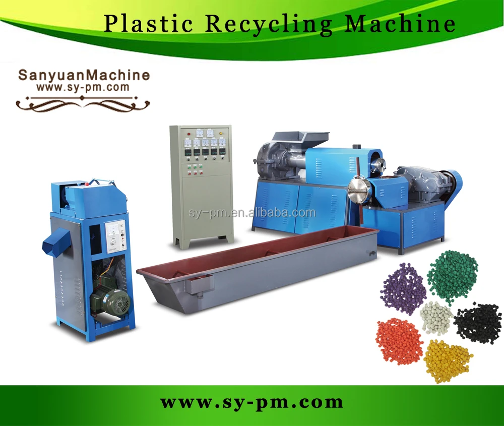 SJ-100 Double-stage Waste Plastic cheap recycling machine