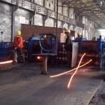 Small medium type billet hot rolling mill machine for producing steel bars/rebar