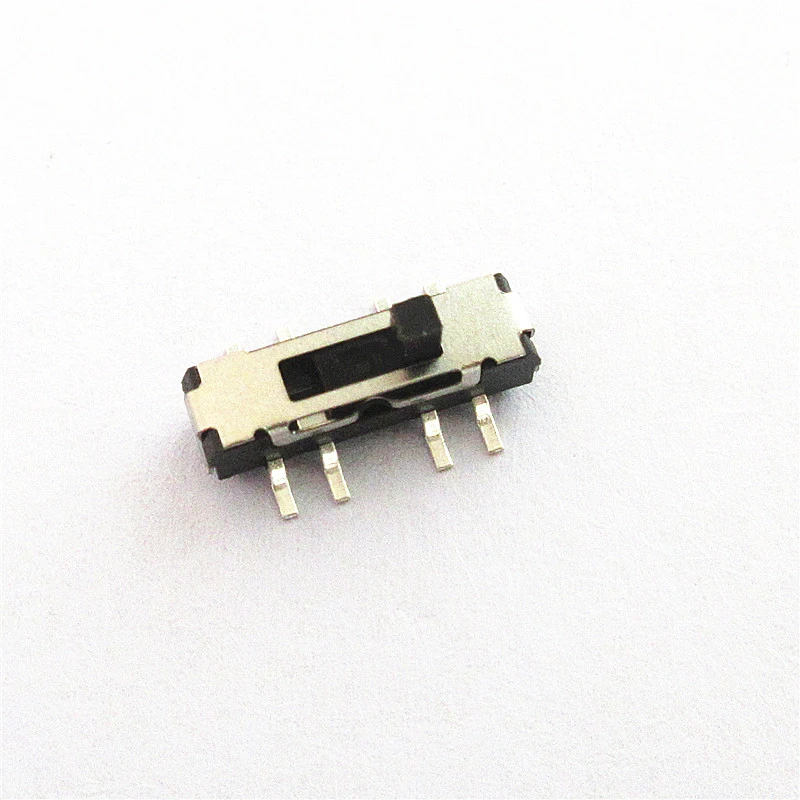 SMD toggle switch 8Pins 3 files MSS23D19 handle length=2MM 2P3T eight Pins sliding switch