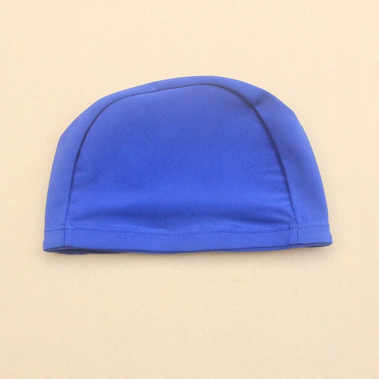 Solid color Lycra swim cap, lycra&nylon swimming cap, lycra fabric swim cap