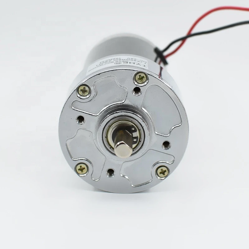 Speed adjustable 60MM diameter 12v 24v 100 rpm motion tech dc metal gear motor for agent