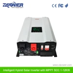 Split Phase 120VAC 240VAC MPPT Inverter 5kw 8kw 10kw 48V 120A Hybrid Solar Inverter
