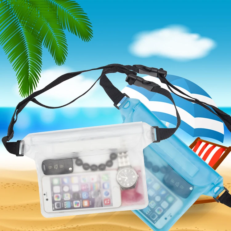 Sport Smart Phone Pouch Pvc Waterproof Waist Bag