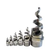 Spray nozzle, Stainless steel 316SS full cone spiral nozzle, helix spray pigtail nozzles