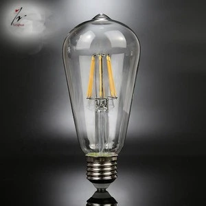 ST64 LED Filament Bulb 4W 220V Edison Retro Dimmable LED Bulbs E27